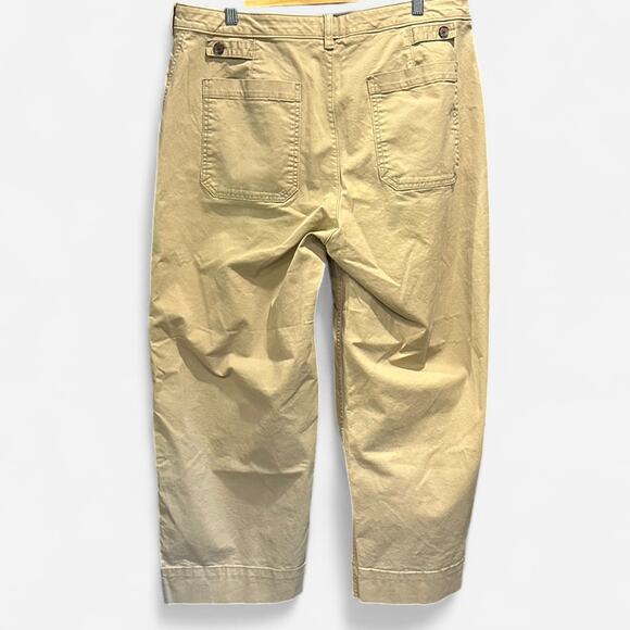 Banana Republic Khaki Authentic Chino Utility Pants Size 14 Classic Minimalist - Picture 3 of 8